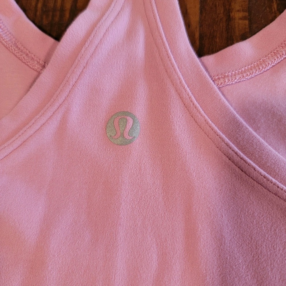 Lululemon Align Tank Top Womens Size 8 Pink Dusty Rose Blush Mauve Athletic - Picture 4 of 4